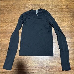 Lululemon Athletica Black Textured Top